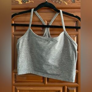 Aerie Offline Cropped Workout Tank with Built-in Bra